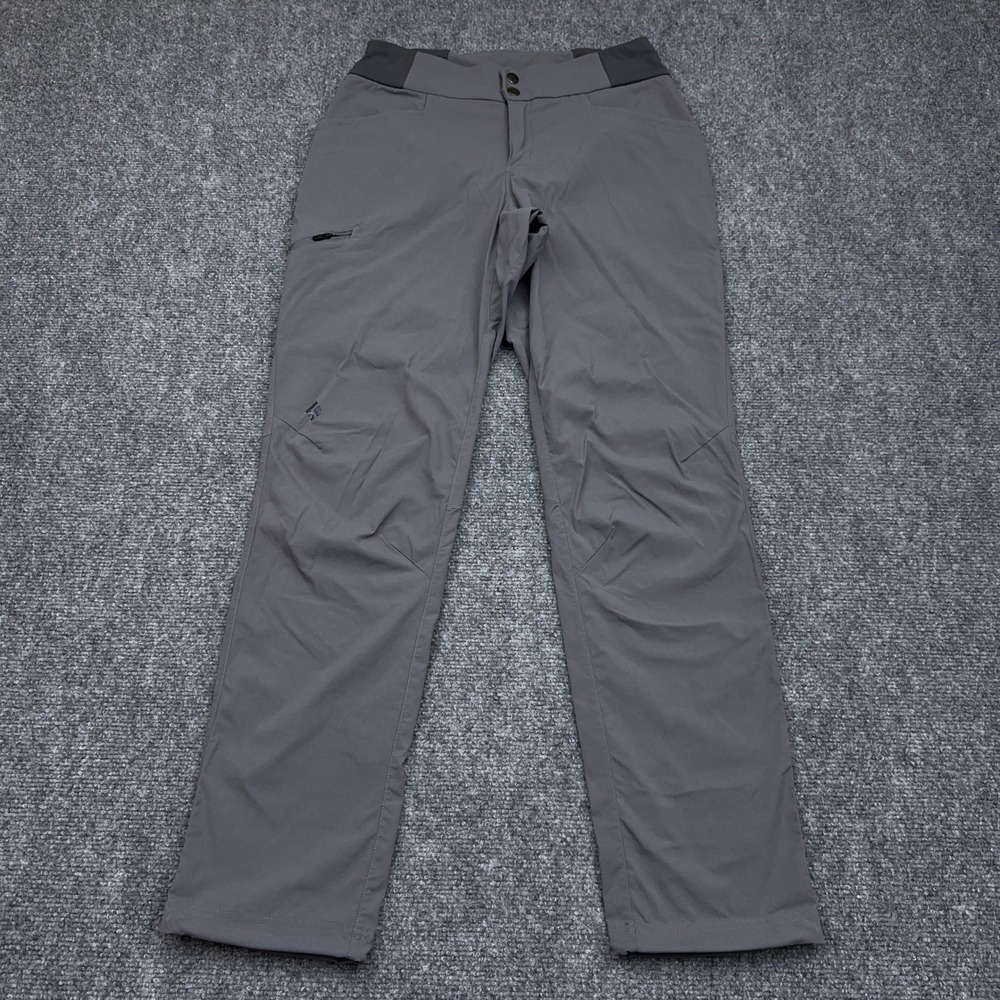 Black Diamond Technician Alpine Pants Women's 2 Gray Hiking Climbing Stretch DWR
